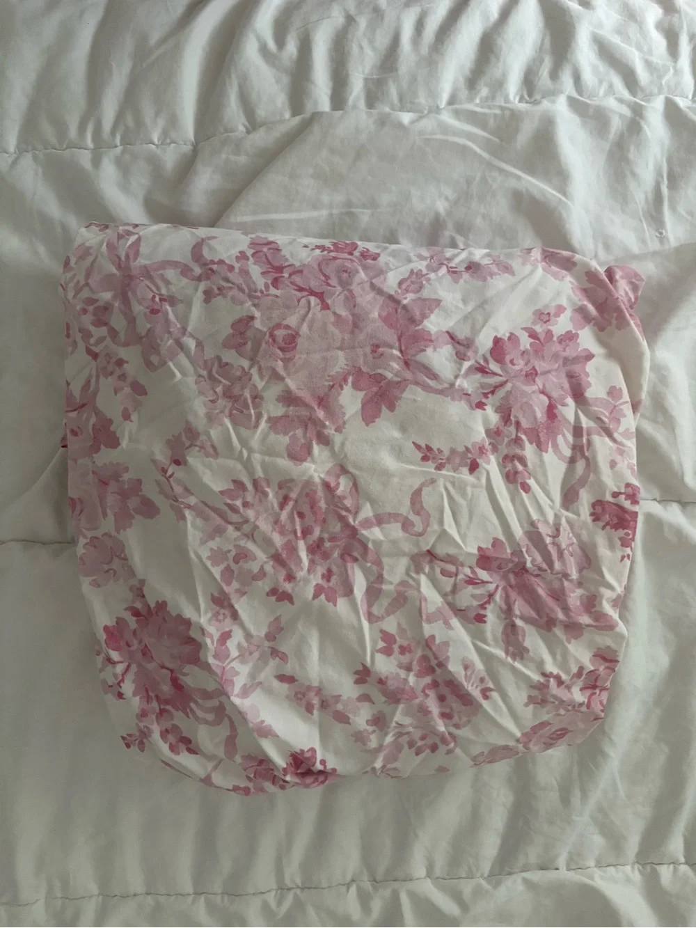 Loveshackfancy x Pottery Barn Teen gardan damask organic sheet set twin/twin xl